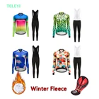 Женский теплый флисовый комплект из Джерси для езды на велосипеде, зима 2022, велосипедная одежда, комбинезоны, брюки, одежда для горных велосипедов, одежда, комплект одежды, женский кожаный костюм