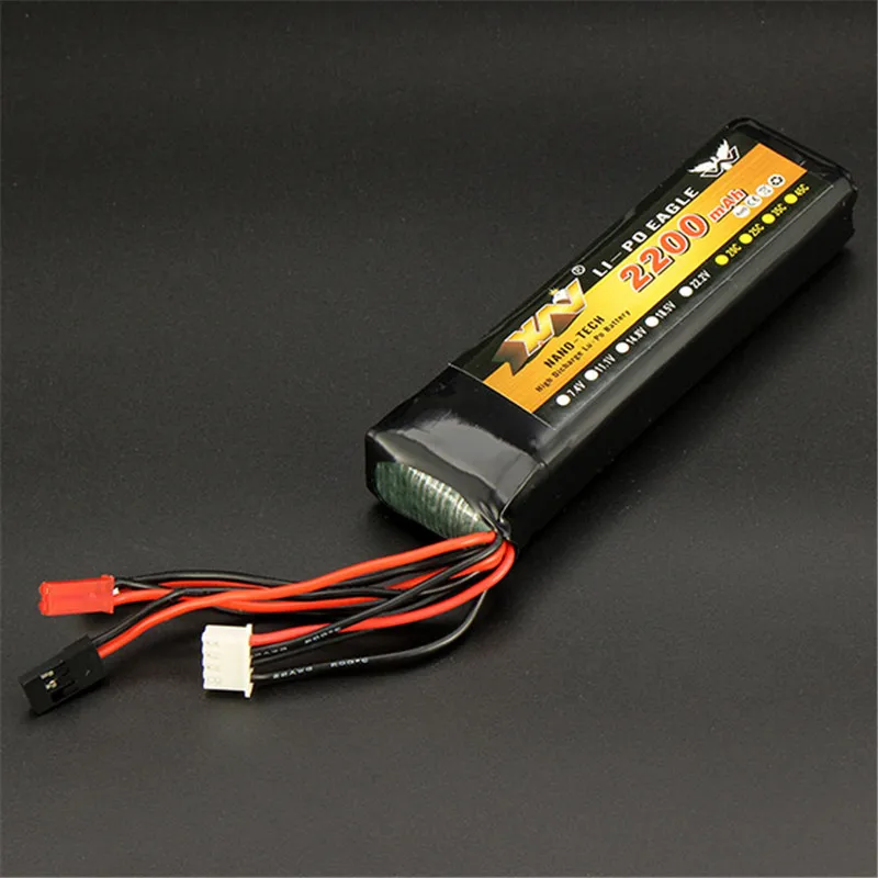 Аккумуляторная батарея YW 11 1 V 2200MAH 8C Lipo для передатчика WFLY JR Walkera FS | Игрушки и хобби
