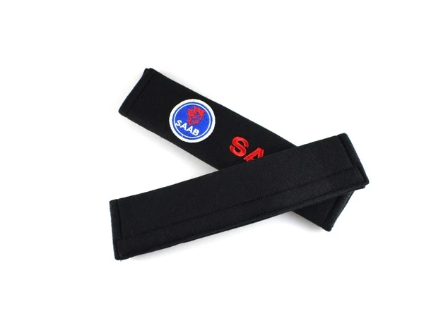 2 шт./компл. хлопковый ремень безопасности Наплечные накладки эмблемы Для 03-10 Saab 9-3