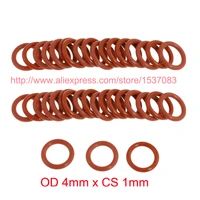 od 4mm x cs 1mm silicone o rings o rings oring sealing rubber
