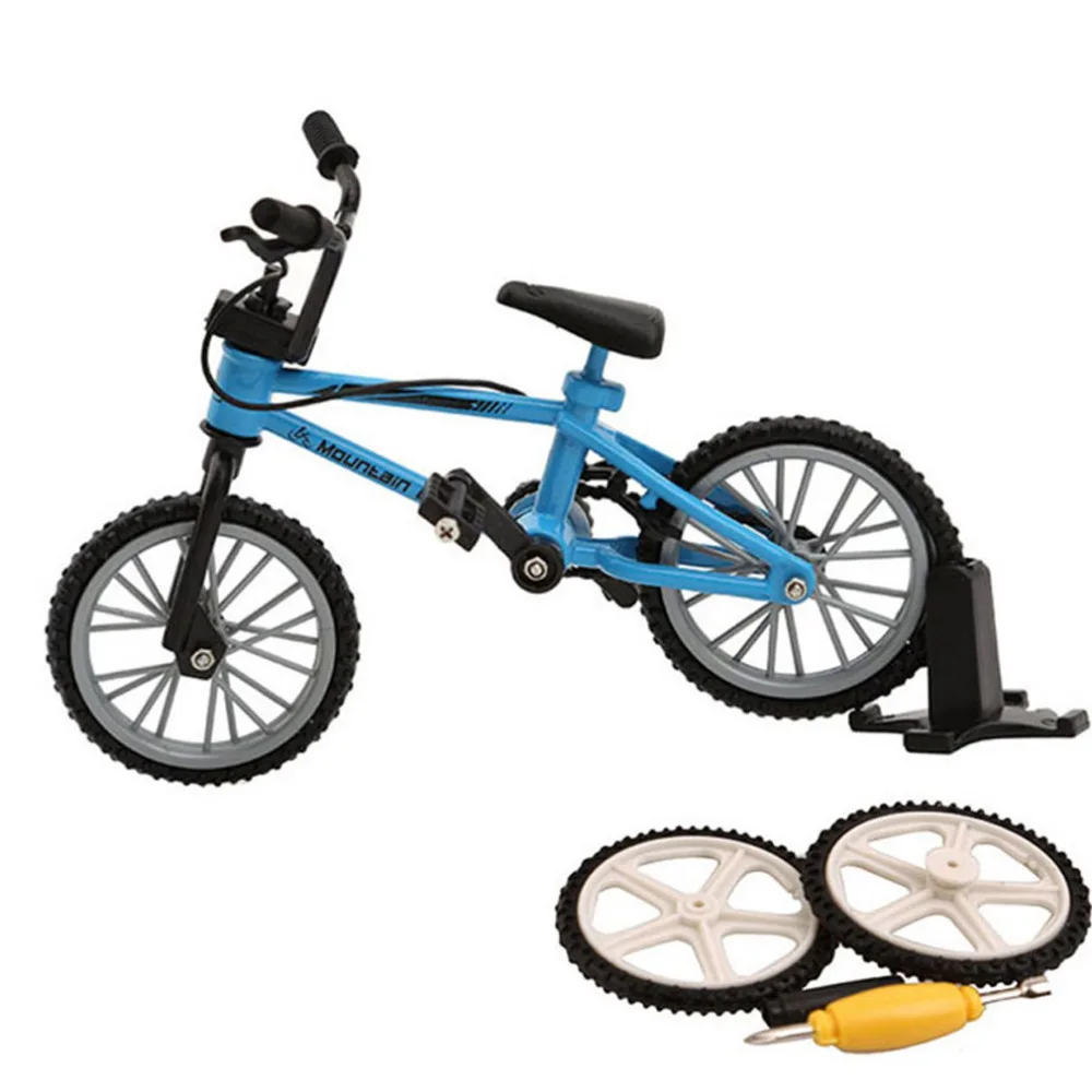 

Миниатюрный горный велосипед BMX из сплава, розничная продажа игрушек и 2 запасных шины, креативный подарок для детей