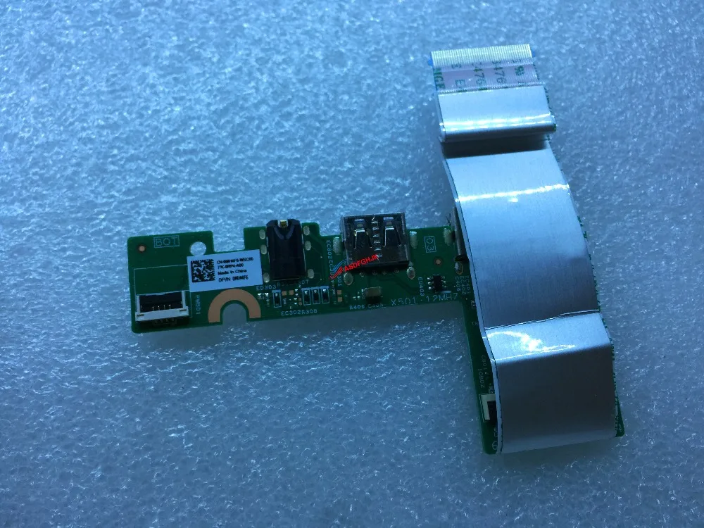 Оригинальный аудиоразъем для DELL 3168 плата с двумя USB портами и кабелем MH4F6 0MH4F6 G7D57