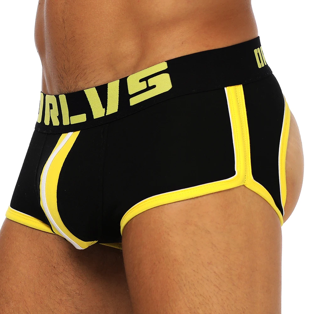 

Трусы-боксеры мужские с U-образным мешочком, пикантные Трусы-стринги, хлопковые брифы, нижнее белье для геев, 9 цветов