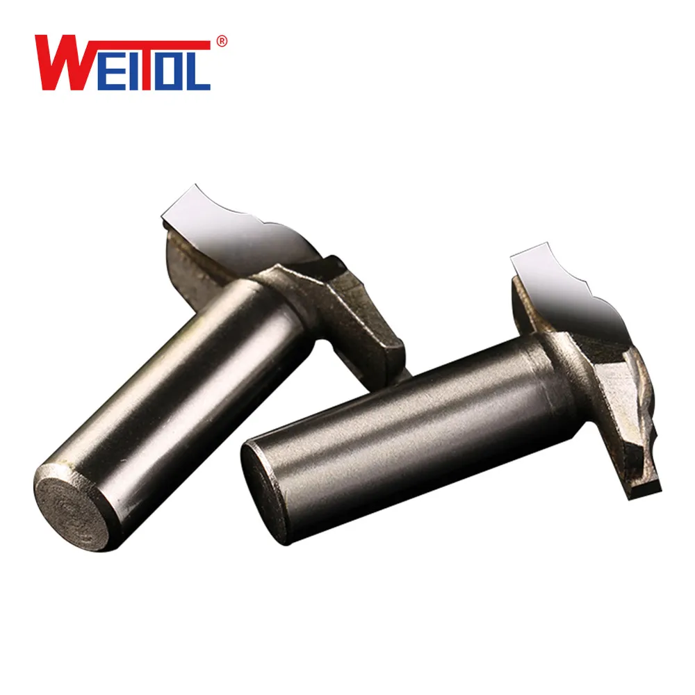 WeiTol 1 шт. 1/2 &quotхвостовик фрезы для деревообработки инструменты две флейты фреза