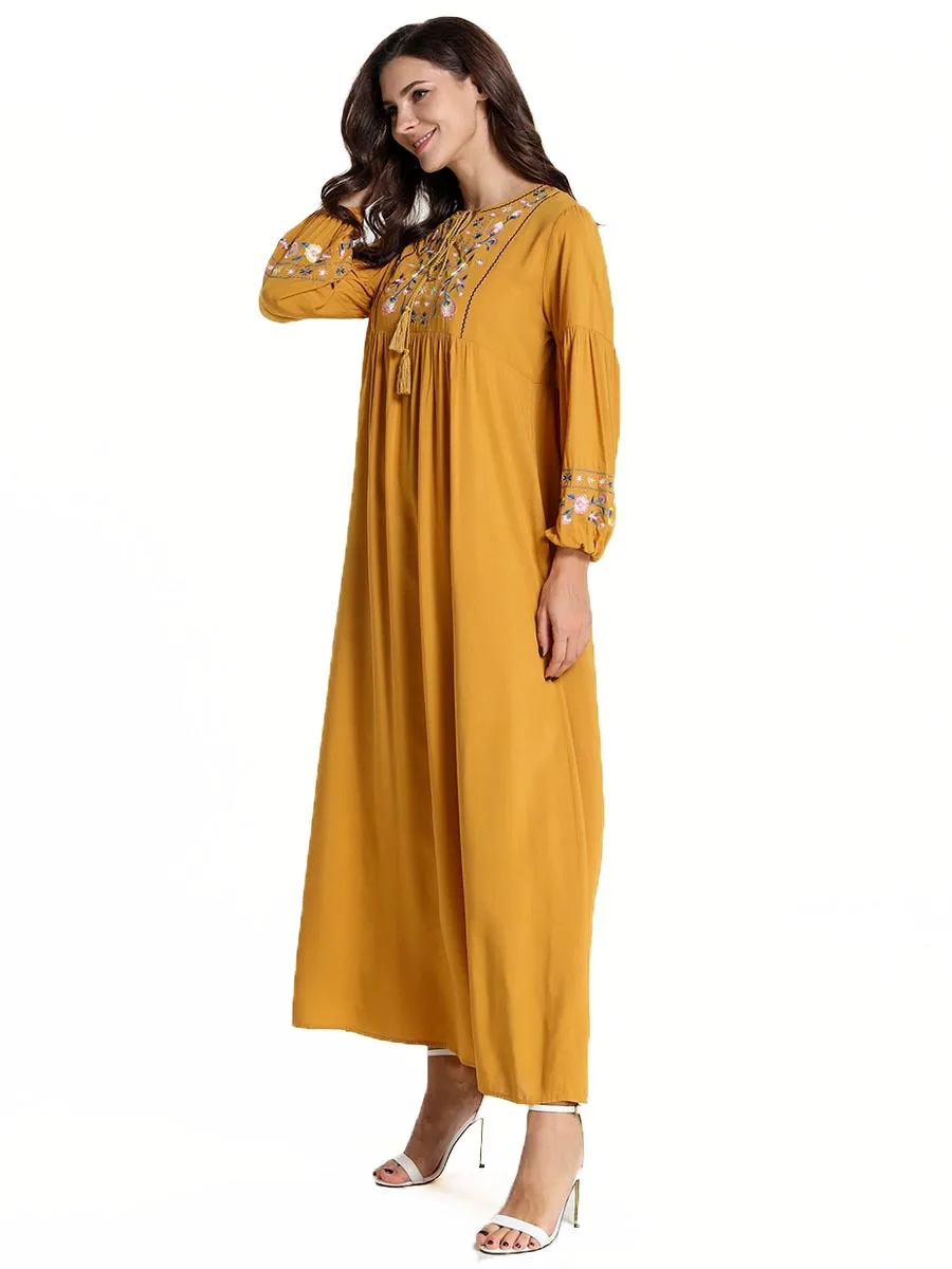 Abaya Qatar ОАЭ турецкий исламский Малайзия Плиссированное мусульманское платье
