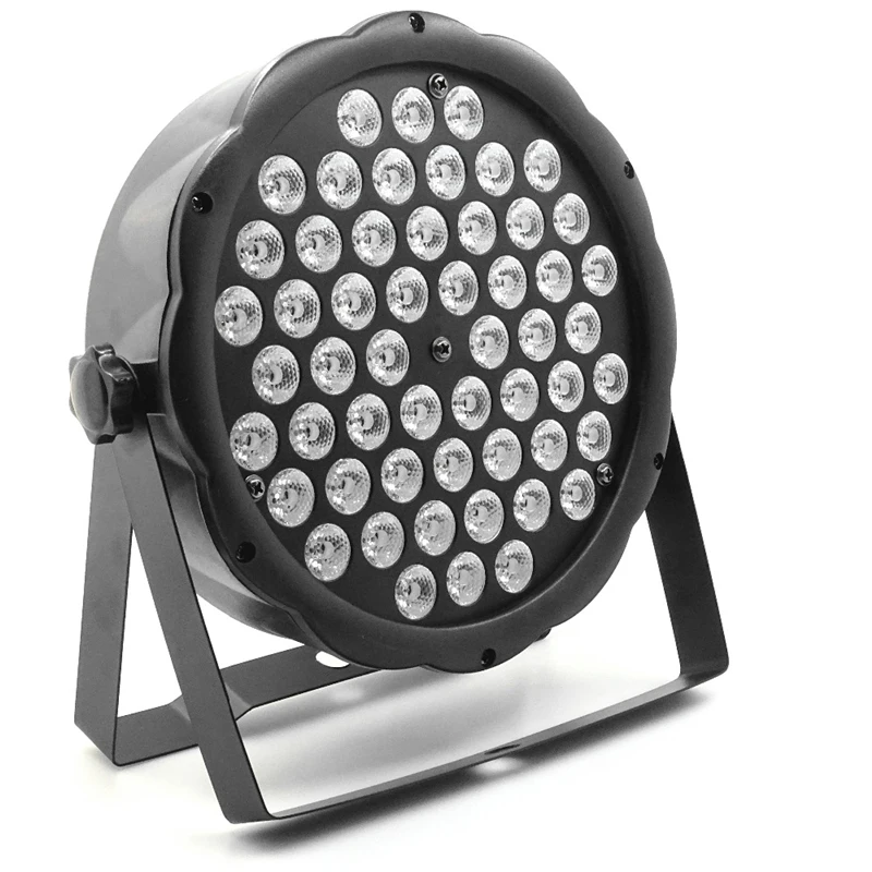 Горячая Светодиодный светильник s 54x3 Вт DJ par светодиодный 54*3 Вт светильник s R12, G18, B18, W6 моющийся диско-светильник DMX контроллер эффект для малого paty KTV