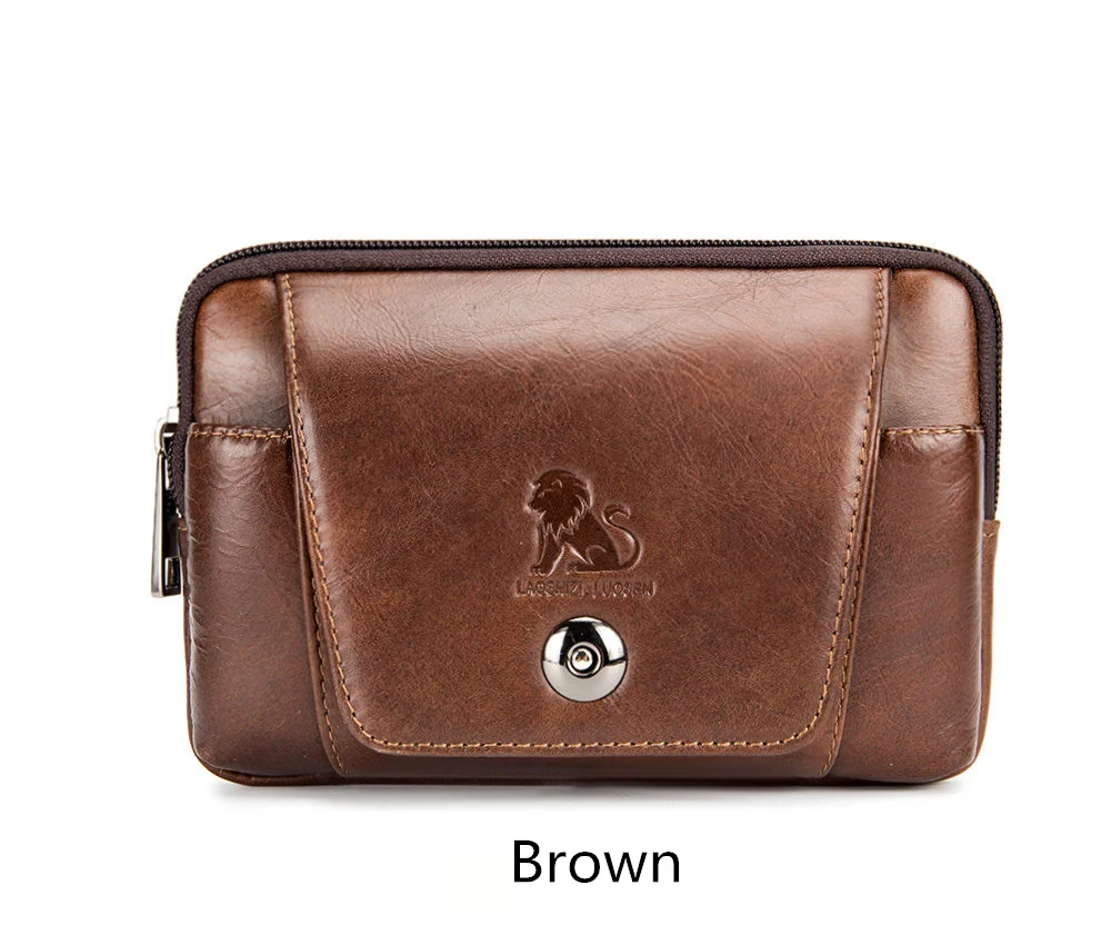 Мужской женский кошелек из натуральной кожи, сумки с клапаном, Bolsa Feminina, модный откидной держатель для карт, денег, поясной ремень, бизнес, подарок