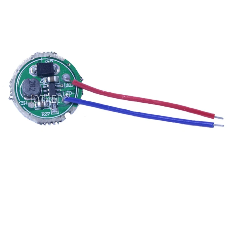 10 шт. 3W Светодиодный драйвер 16 мм/20 мм DC3.7V 1 Режим светодиодный фонарика для CREE XRE