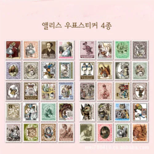 Винтажные бумажные наклейки сделай сам в стиле ретро для дневника скрапбукинга 4