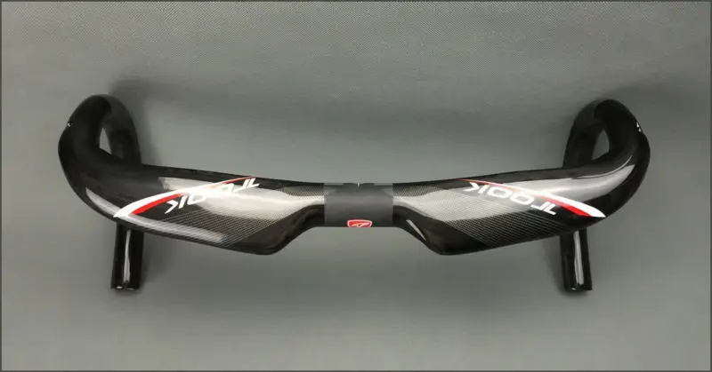 Новейший дизайн дорожный руль из углеродного волокна изогнутый Внутренняя