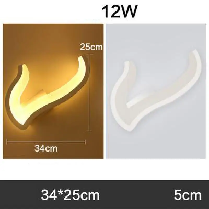 Современный светодиодный настенный светильник акриловый бра Ac90 260v Спальня