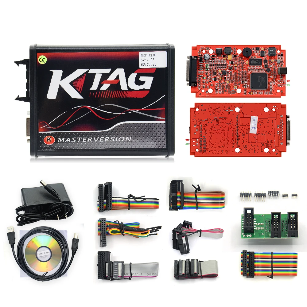 Диагностический инструмент KTAG KESS KTM KM 22 шт. Чип ECU адаптеры для BDM зондов полный