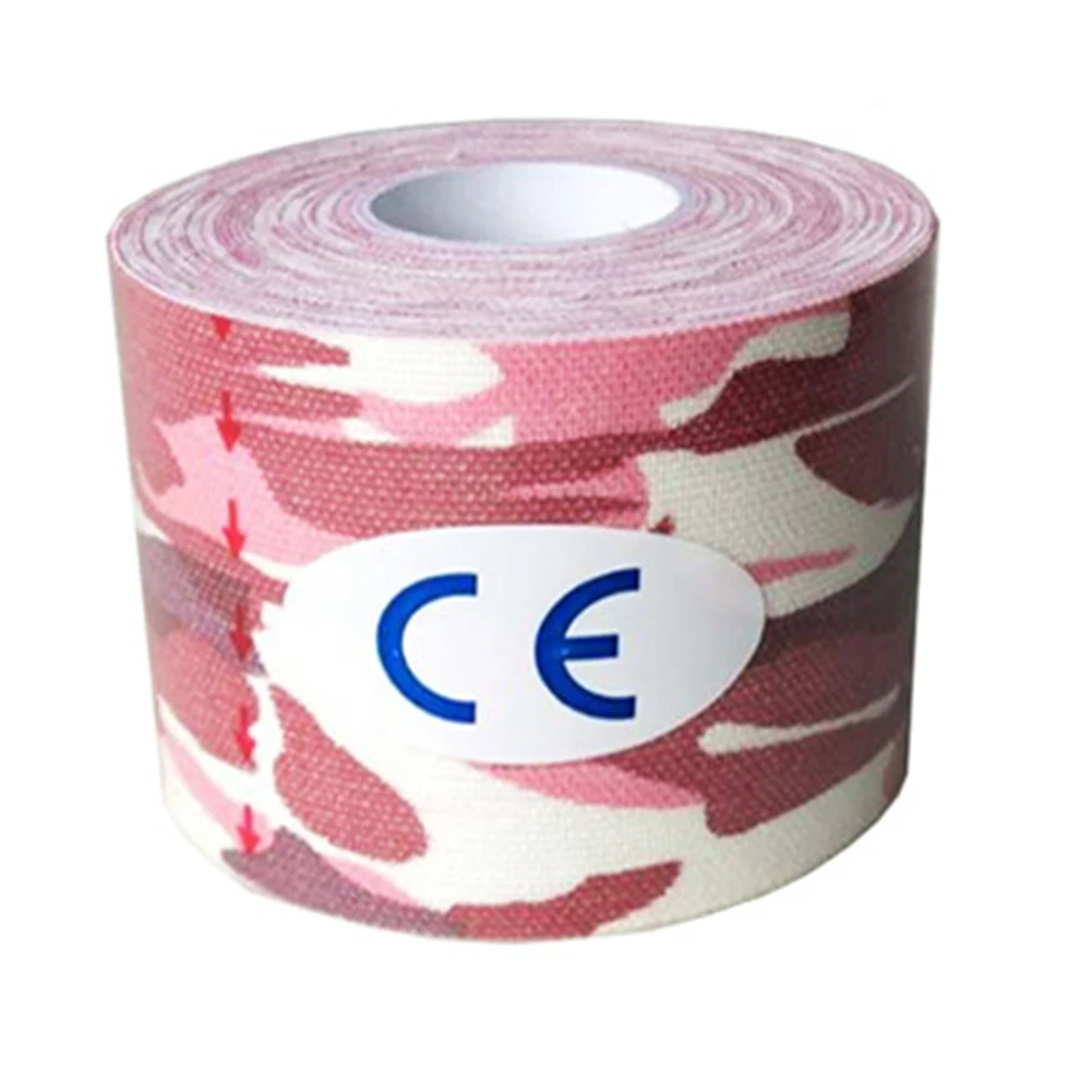 Хлопковая эластичная лента 5 м водонепроницаемая Спортивная защитная для мышц