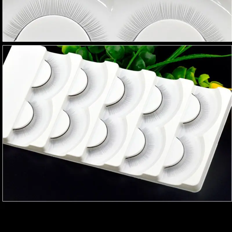 5 пар индивидуальных тренировочных ресниц ручной работы накладные ресницы для