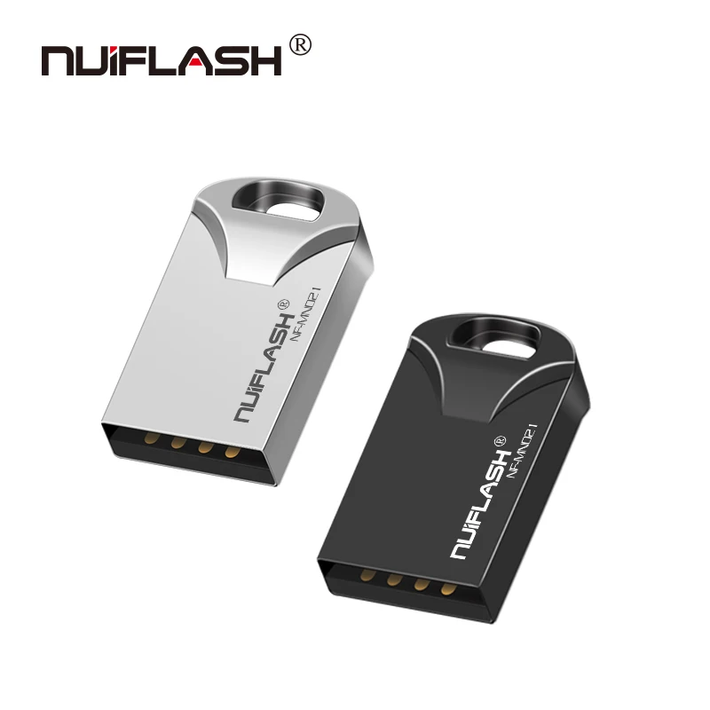 Металлическая USB-флешка объемом 32 ГБ 64 4 8 16 128 металлический U-диск брелок для