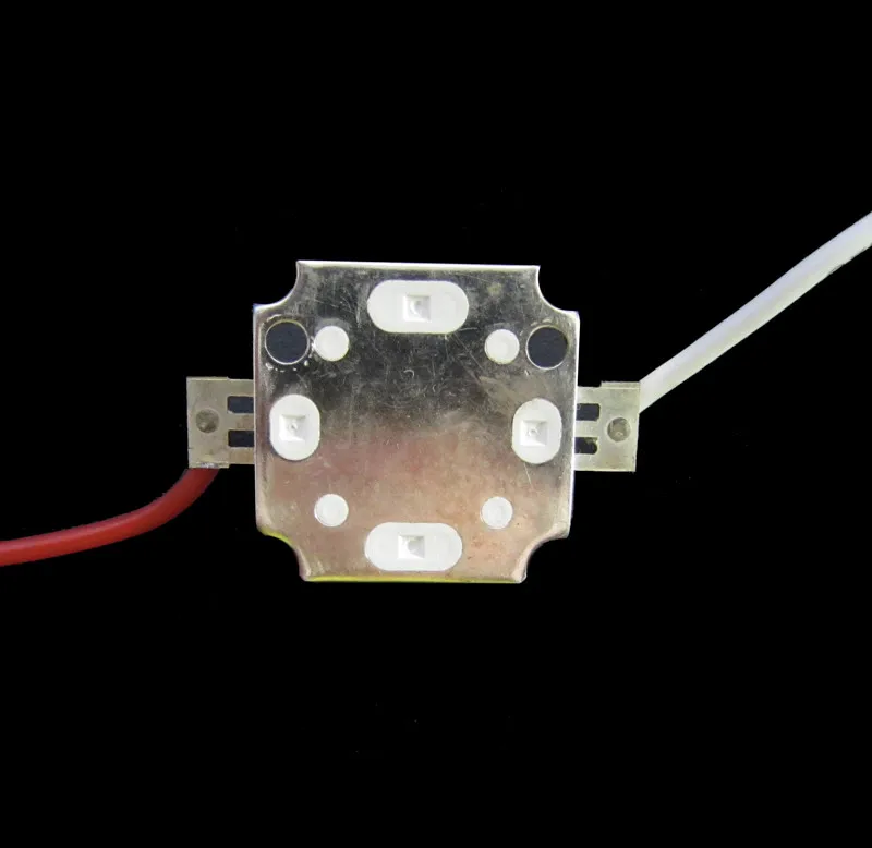 Лот 1 5 10 20 шт 10 Вт холодный белый 6000k~ 7000k EPISTARS SMD светодиодный светильник лампа часть чип диод пайка с линиями