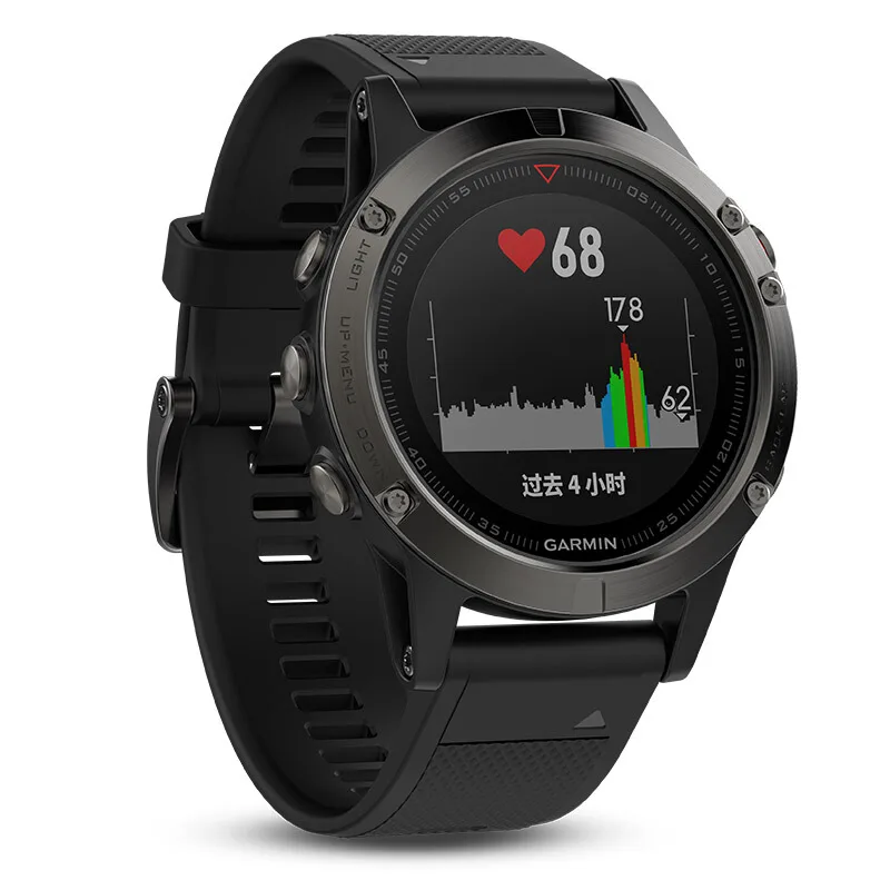 Многоспортивные часы GARMIN Fenix 5 Премиум GPS с пульсометром на запястье|Мужские
