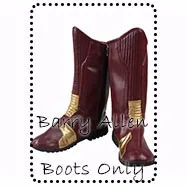 The Flash Vibe Cosplay Costume Superhero Vibe Outfit Halloween Carnival Suit Full Set Adult Men Leather Jacket Pants Tailored
