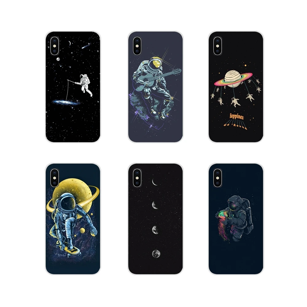 Space Love Moon Astronaut Mobile Phone Shell Cover For Xiaomi Redmi Note 6A MI8 Pro S2 A2 Lite Se MIx 1 Max 2 3 Oneplus 6T | Мобильные