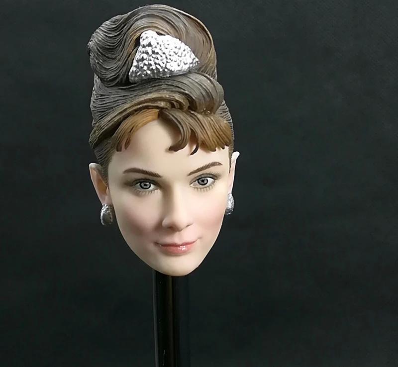 1/6 завтрак в стиле Tiffany's Одри Хэпберн лепка головы F 12 &quot женское тело