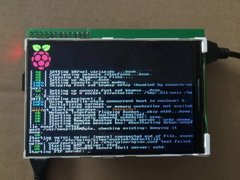 4.0 дюймов жк-модуль пи TFT для малина Pi 3 экран Подходит малины B / + 4 экрана |