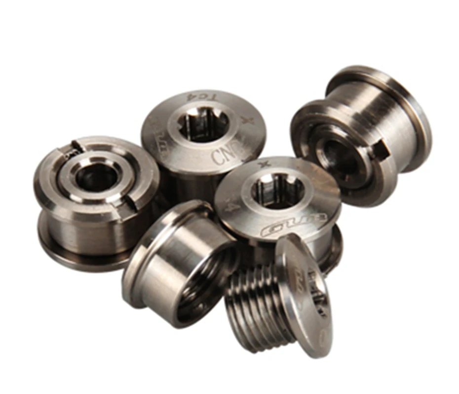 Титановый коленчатый набор цепные кольца болты гайки M8 для фиксированной