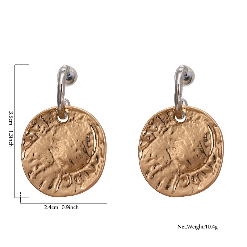 Женские винтажные серьги-подвески Yhpup геометрические серьги в стиле ретро