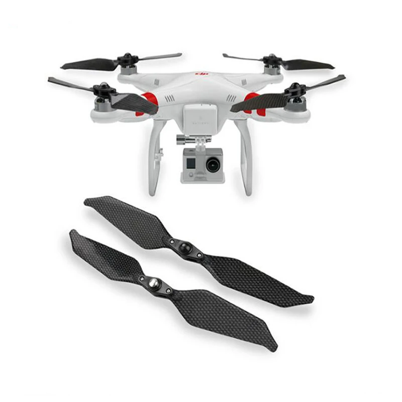 2 пары складные самоблокирующиеся пропеллеры из углеродного волокна для DJI Phantom 1 3