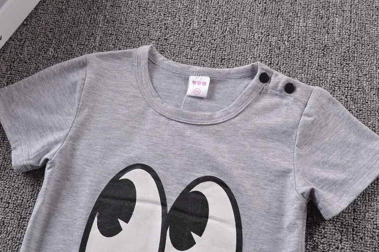 2019 New summer baby boy clothes set cotton Fashion letters printed T-shirt+pants 2pcs Infant newborn clothing |