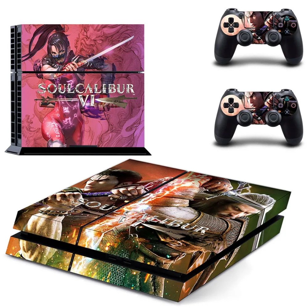 Наклейки adesivo SoulCalibur 6 PS4 контроллер кожи наклейка для play станция 4 кожа консоль и