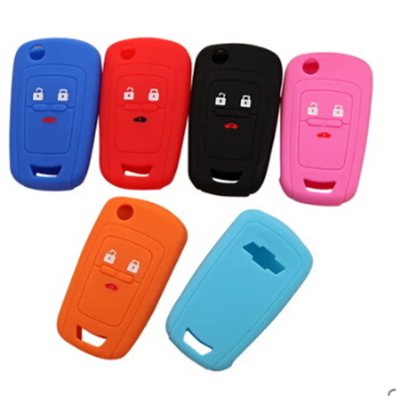 Силиконовый чехол для автомобильного ключа защитный Chevrolet Cruze TRAX Spark Onix silverado Volt