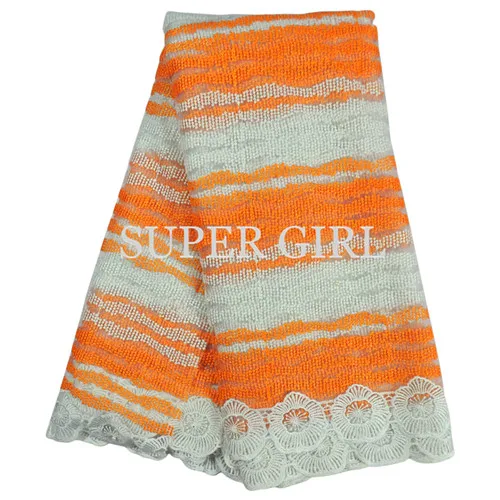 Новые африканские тюль Кружево ткани с Камни Вышивка чистая Африканский