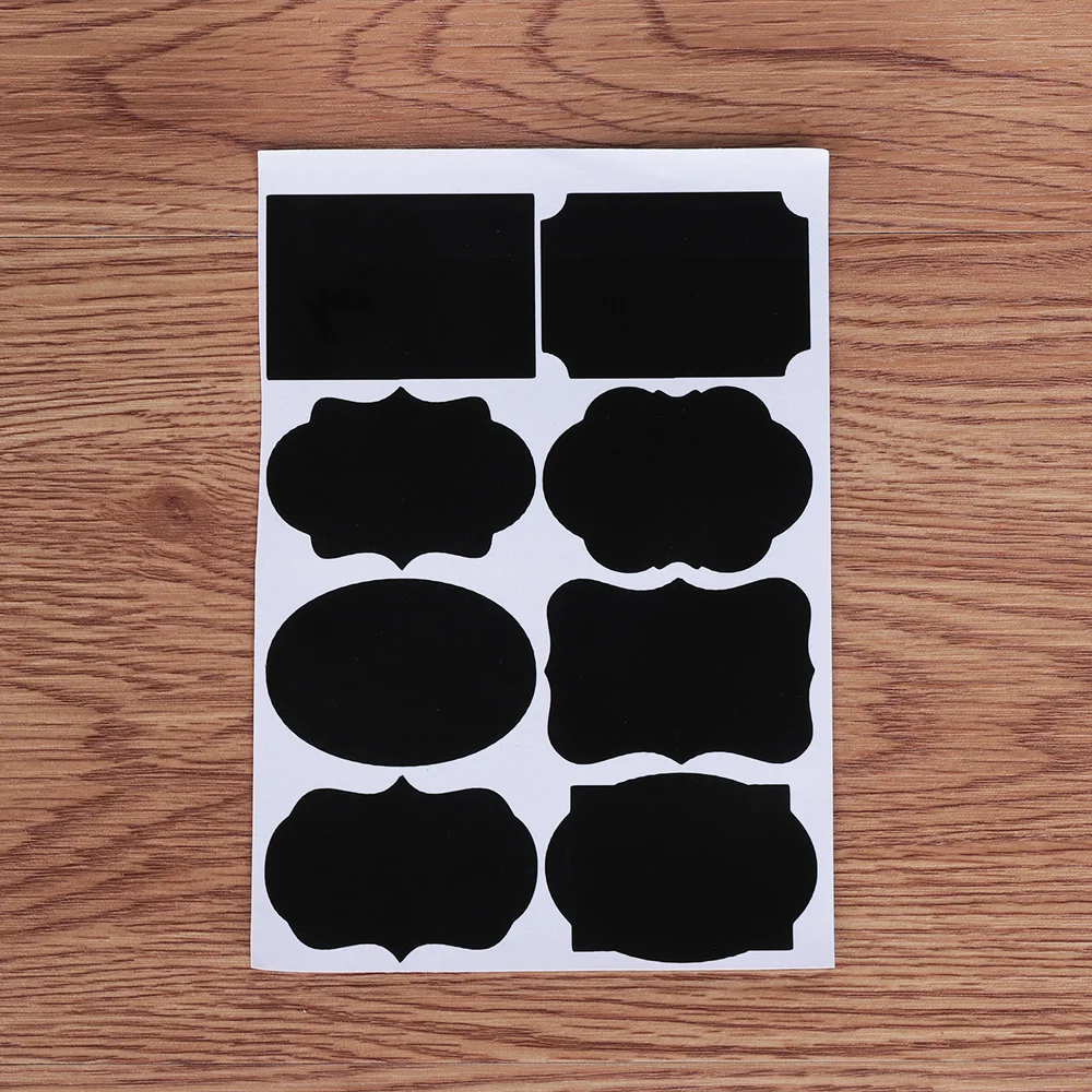 48 шт./компл. водостойкая доска для кухни этикетки специй наклейки Jam Jar ярлыки на