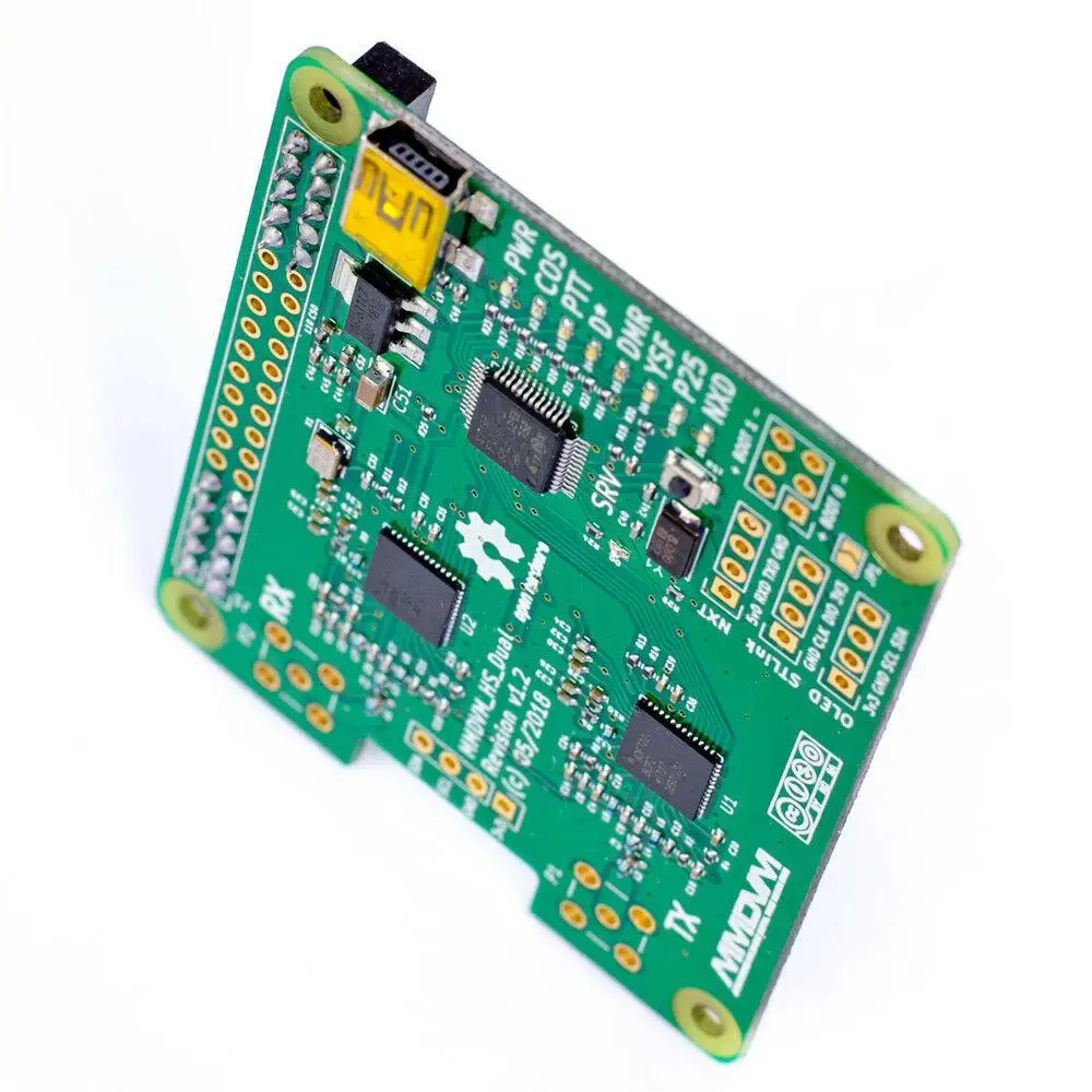 Adeeing MMDVM_HS_Dual_Hat Duplex MMDVM Hotspot P25 DMR YSF NXDN Pi Revision 1 3 + OLED|Детали и аксессуары для приборов|