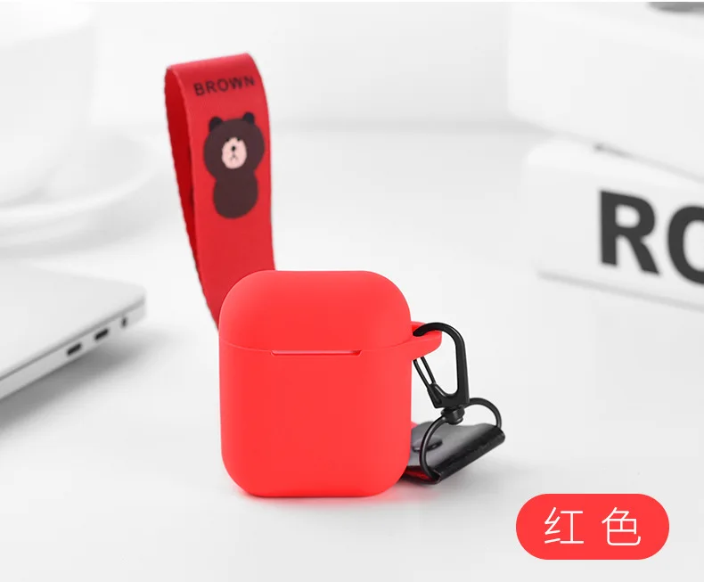 Силиконовый чехол для Airpods противоударный чехол для гарнитура для Airpods чехол s Air Pods чехол