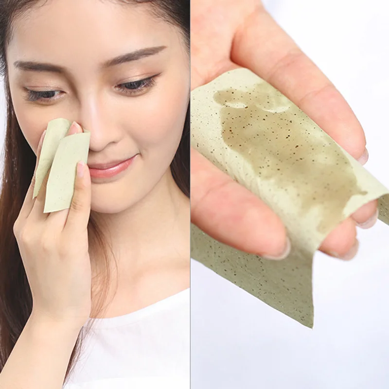 100 листов/упаковка салфетки для лица с запахом зеленого чая|Салфетки лица| |