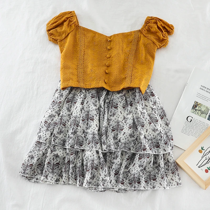 2019 Новая мода Женские blusas свежий футболка с пышными рукавами v образным вырезом