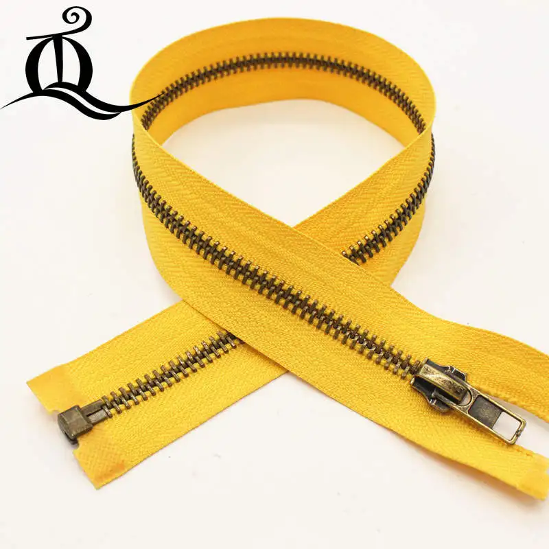 yellow Open-end 5#, 40 см, 1 шт. высокое качество микс металлическая молния, DIY аксессуары для одежды, портновские швейные инструменты аксессуары для одежды - Цвет: yellow