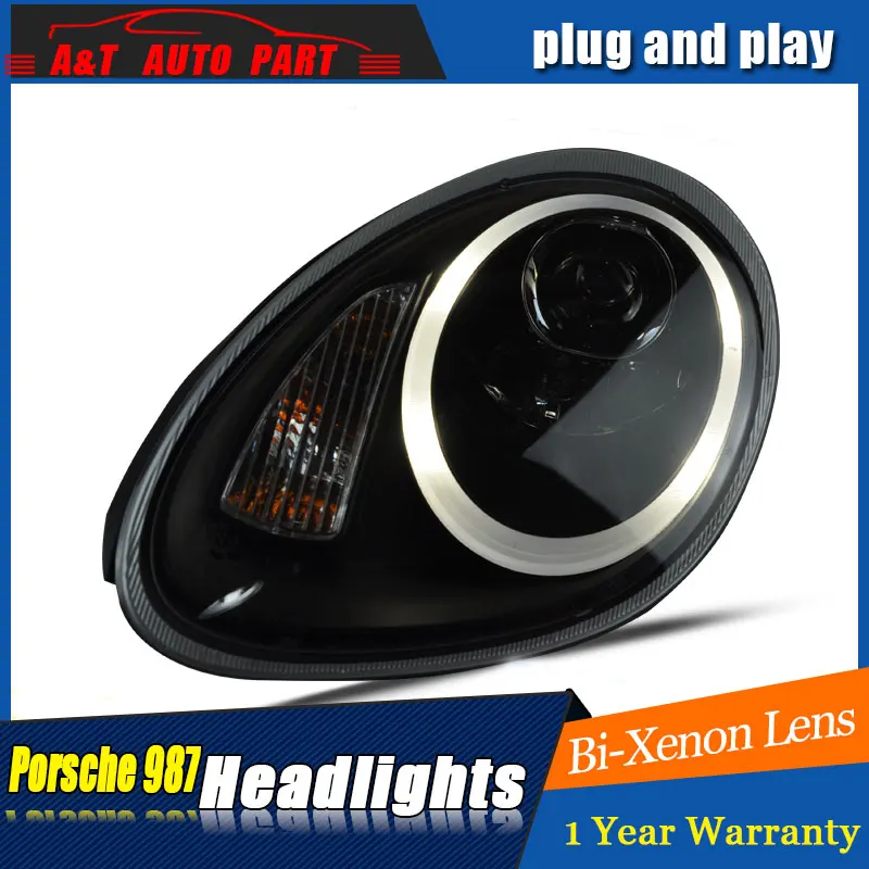 Автоматическое освещение Стиль светодиодный налобный фонарь для Porsche 987 фары