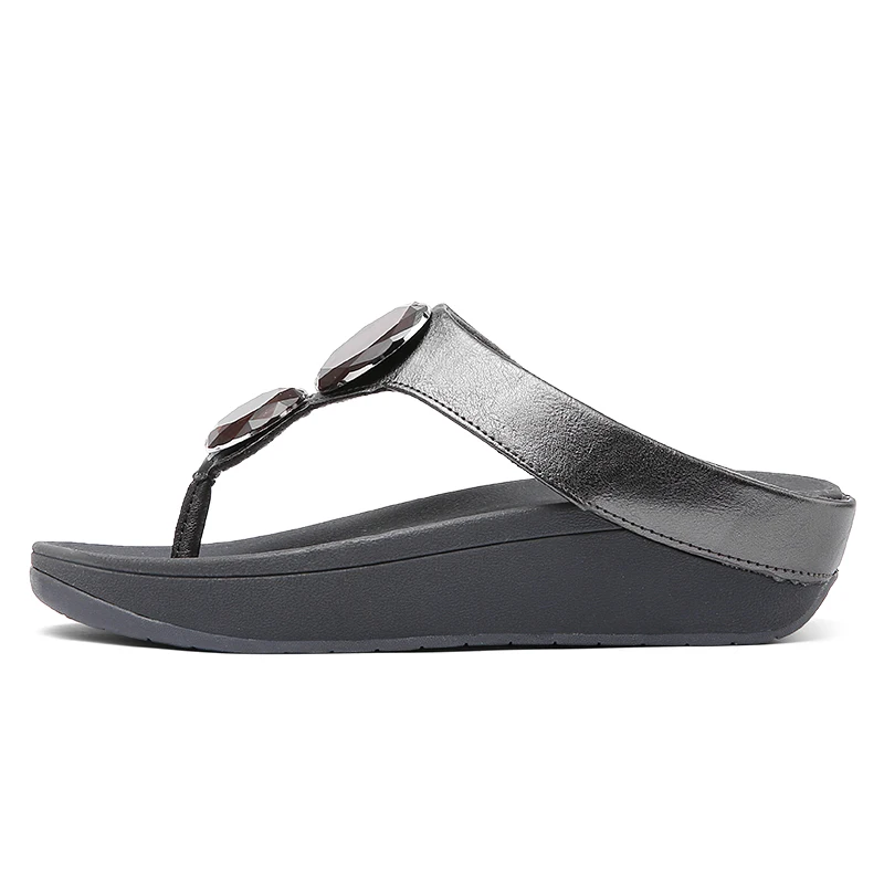 BALTROP chaussures femme Летние вьетнамки женские на платформе с двойным гиалиновым драгоценным камнем для пляжа, отдыха, путешествий, шлепанцы