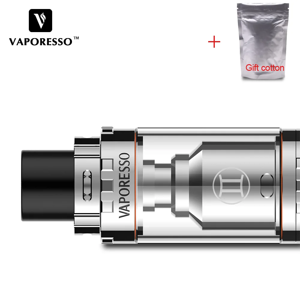Оригинальный Vaporesso Gemini RTA бак 3 мл мега 4 капельный наконечник электронная