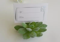 12pcs resin succulent plants name number menu table place card holder clip wedding baby shower party reception favor