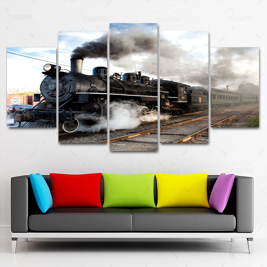 

Op de muur HD print olieverf modulaire foto Scenery poster kind room decor woondecoratie 5 stks canvas art z131