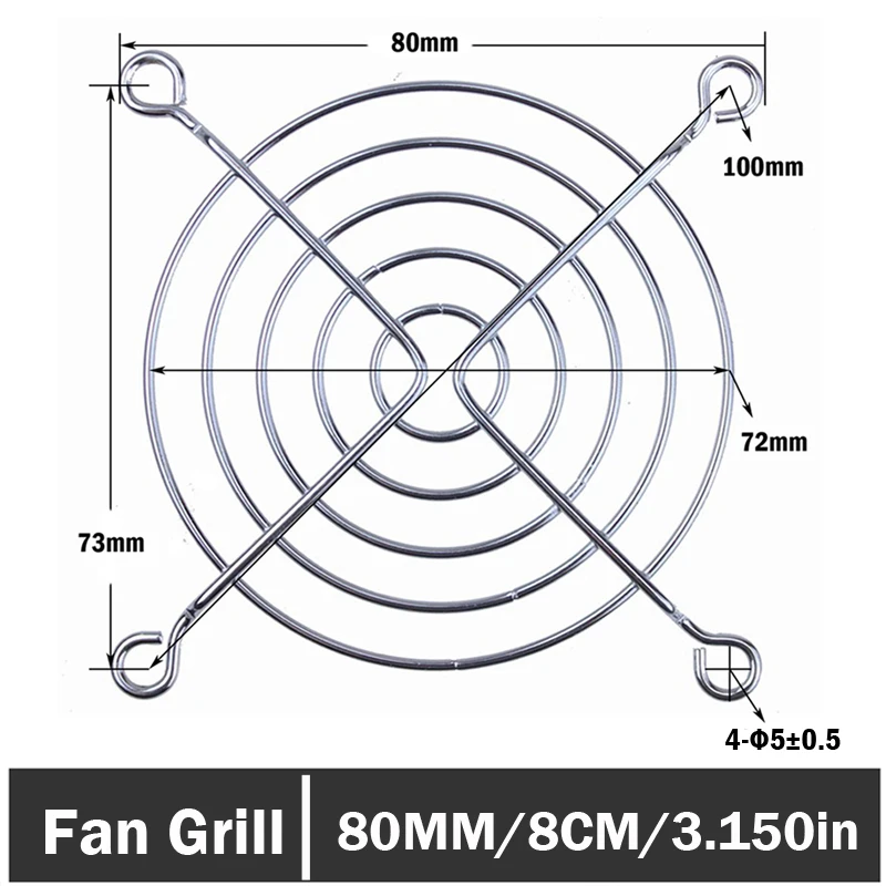 10 шт./лот 80 мм защитная накладка на палец для вентилятора процессора|cooling fan grill|cpu