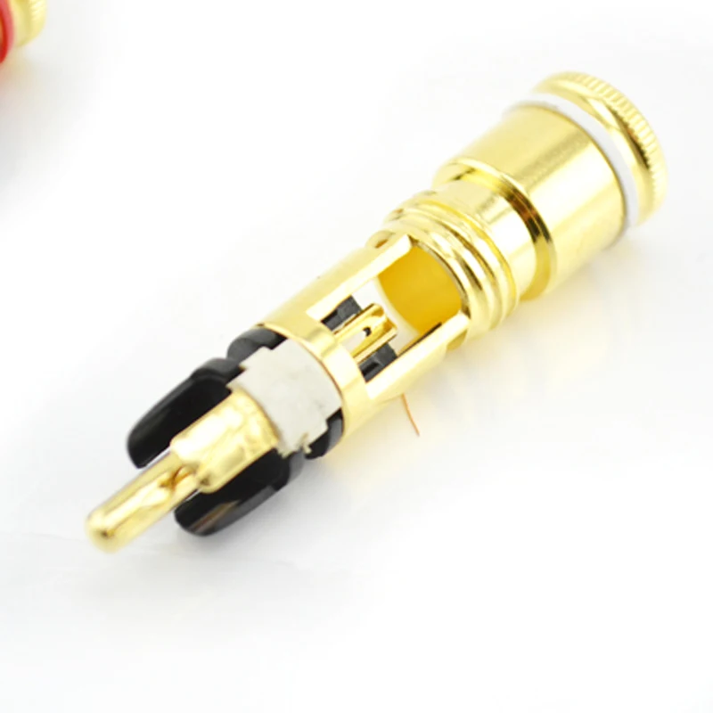 4 шт. медные разъемы типа RCA|connector plug|connector rcaconnector 2 |