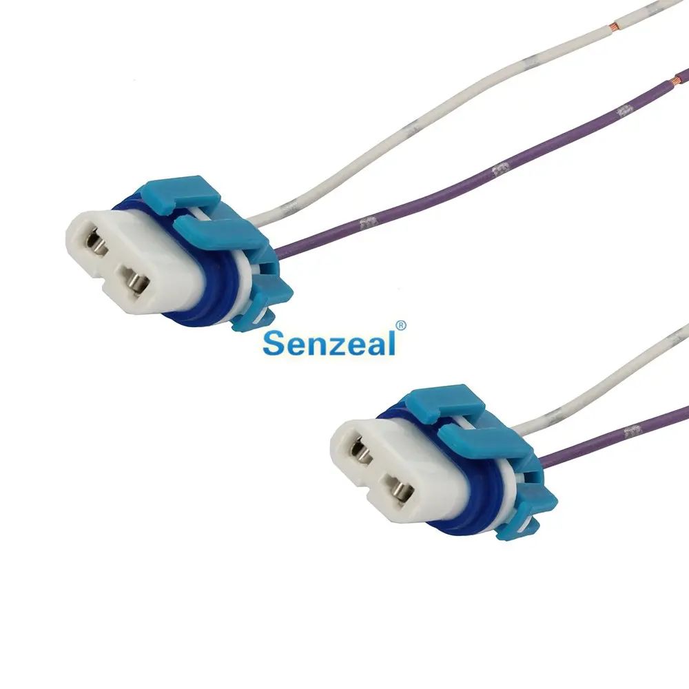 SENZEAL 2x 9006/HB4 цоколь держатель лампы база Медный провод светодиодная лампа ABS Вилки