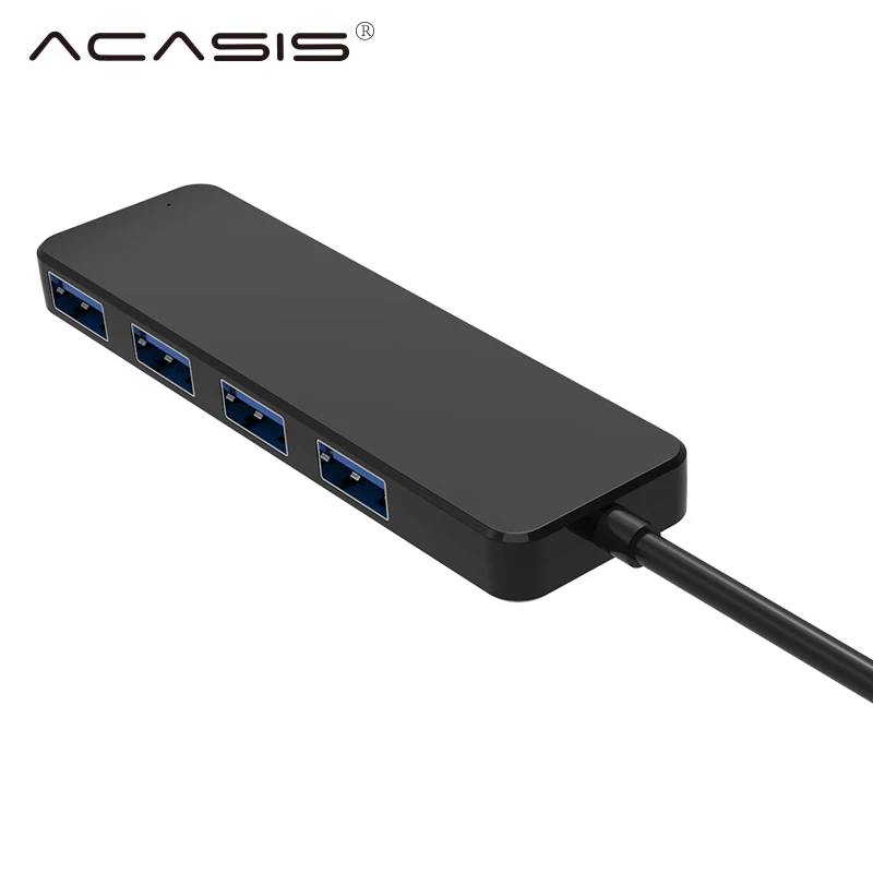 Acasis 1 2 м USB 0 концентратор 4 порта Компьютерные аксессуары разветвитель с