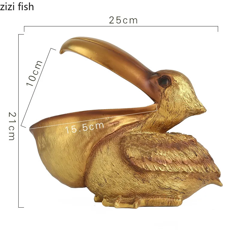 Creative Animal Modeling Resin Adornment Home Desktop Office Decoration Small Ornaments Storage | Дом и сад