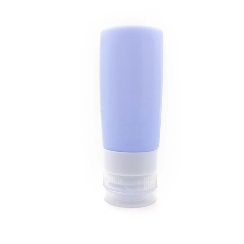 Blue 85ml 85 мл дорожная бутылка для шампуня, силиконовые многоразовые бутылки для крема, лосьона, пустой косметический контейнер, портативные многоразовые бутылки для шампуня - Цвет: Blue 85ml