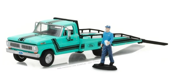 GreenLight 1:64 1967 72 Ford F 350 пандус для грузовиков Бутик брелок автомобильных ключей